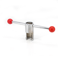 Clé professionnelle chromée réglable pour tête de sprinkler dissimulée, clé à molette et outil de manchon pour l'installation anti-incendie