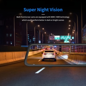 Cámara de Retrovisor con Espejo de 12 Pulgadas, 4K, GPS, 2160P, Full HD, Impermeable, WDR, para Autos y Camiones, Asistencia de Estacionamiento, 1 Año de Garantía - Product Image 5