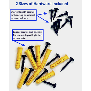 Cucina Set di 4 Black Wall Mounted Montaggio Barattolo di <span class=keywords><strong>Spezie</strong></span> Rack Organizer Metallo Appeso Supporto per <span class=keywords><strong>Porta</strong></span> Dell'armadio - Product Image 3