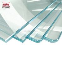 Vidrio Templado Transparente con Borde Pulido, Certificado CE, Corte Personalizado, para Ventanas y Puertas de Edificios Industriales