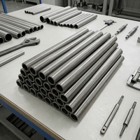 Tube filtrant industriel résistant à la corrosion, sur mesure, OEM, en acier inoxydable, avec fil conique et maille à trous carrés