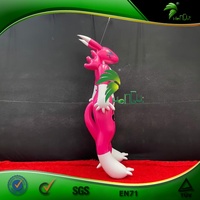 Renamon, poupée gonflable personnalisée en PVC à effet fourrure, figurine de dessin animé réaliste, 8m, pour fête en extérieur, costume gonflable, imperméable et durable