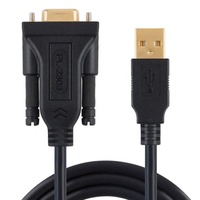 Cable Adaptador de Consola Serial USB 2.0 a Puerto COM DB9 RS232 Hembra con Chip FTDI
