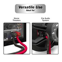 Câble de haut-parleur ZOGUO 14 AWG 14/2, 30 pieds, gaine en PVC, câble audio blindé sur bobine