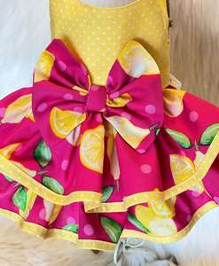 Vestido de Arnés para Perro, Vestido de Verano para Perro con <span class=keywords><strong>Nombre</strong></span> Bordado, Vestido de Novia para Perro Rosa, <span class=keywords><strong>Ropa</strong></span> de Cumpleaños para Perro, <span class=keywords><strong>Ropa</strong></span> para Mascotas - Product Image 6