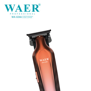 เครื่องตัด<span class=keywords><strong>ผม</strong></span> WAER Professional Fashion สีส้มและ<span class=keywords><strong>แดง</strong></span>ไล่เฉด 4 สีให้เลือก พกพาสะดวก ไร้สาย ชาร์จไฟได้ สำหรับ<span class=keywords><strong>ผู้ชาย</strong></span> - Product Image 4