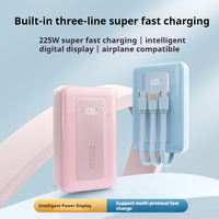 Usine en gros haute capacité PD20W chargeur banques d'alimentation 22.5W charge rapide 20000Mah intégré 3 câbles de charge batterie externe