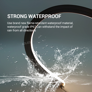 Outdoor IP67Waterproof 16*16mm Neon <b>LED</b> Strip <b>Light</b> 126leds/m SMD2835 Flexible Silicone Soft Lamp <b>Tube</b> for Building Facade CRI90 - Product Image 4