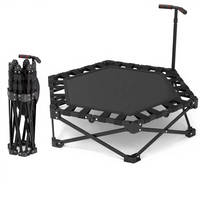 Trampoline pliable pour enfants Gaodeng, tapis rebondissant d'intérieur pour la maison, avec sangle de rebond épaissie et tube en acier renforcé