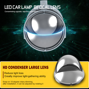 Vente d'usine 9005 HB3 9006 HB4 phare LED 100W Canbus 10000LM avec lentille de projecteur H4 H7 H18 H8 H11 12V Lampade auto lumière LED - Product Image 6