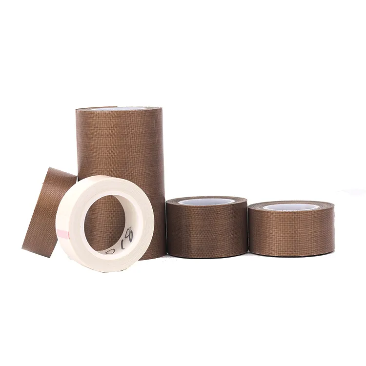 Waterproof Tape Paste High Temperature Resistance Adhesive Paper PTFE Cloth Tape Teflo Tape Free Silicone Bag Sealing ROHS 260