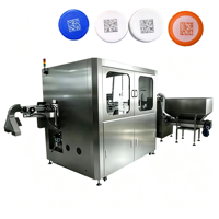 Machine de marquage laser UV numérique haute vitesse GS1 pour ligne de production de mise en bouteille d'eau en série, traçabilité un article un code