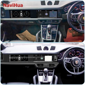 12.3" New Arrival Dual Screen Android Car DVD Player for Porsche Cayenne RHD 2018 2023 Copilot Entertainment Passenger - Product Image 4