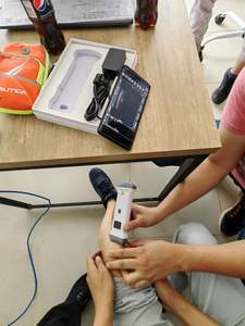 Sonde à ultrasons Doppler linéaire convexe 2 en 1 sans fil Wifi Machine à ultrasons sans fil couleur portable - Product Image 2