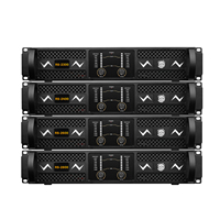 Amplificador Digital Profesional Clase D de Alta Potencia Serie RS 2U de 2 Canales, Montable en Rack, para Sistemas de PA, DJ y KTV
