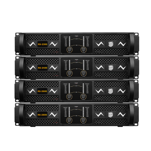 Amplificateur numérique professionnel de classe D à 2 canaux, série RS 2U, haute puissance, stéréo, montable en rack, pour système de sonorisation KTV, scène, DJ - Product Image 1
