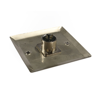 Plaque murale XLR en acier inoxydable SUS304 86x86 plaque murale UK