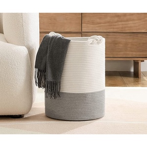 Nouvelle Arrivée Panier de Rangement en <span class=keywords><strong>Corde</strong></span> pour Jouets et Vêtements, Organisateur pour Salon - Product Image 5