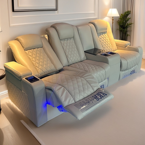 VIP Movie Cinema Home Theater Muebles Power Sillón reclinable Juego de sofás para su experiencia de teatro personal - Product Image 1