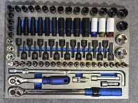 Kit de Herramientas de Reparación Profesional de 526 Piezas, Carro de Herramientas con 7 Cajones, Capacidad de Carga de 300 kg, para Mantenimiento Industrial en Talleres
