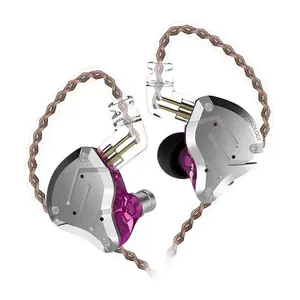 KZ ZS10 פרו אוזניות 4BA + 1DD היברידי טכנולוגיה באוזן אוזניות HIFI פעיל רעש בטל צג ספורט אוזניות אוזניות