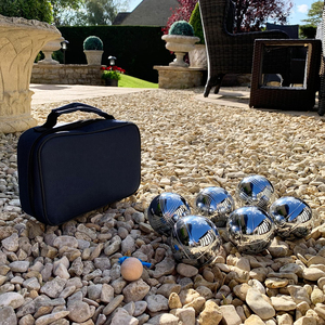 Ensemble <span class=keywords><strong>de</strong></span> boules <span class=keywords><strong>de</strong></span> pétanque en acier inoxydable pour les sports <span class=keywords><strong>de</strong></span> plein air et les jeux <span class=keywords><strong>de</strong></span> cour avec option <span class=keywords><strong>de</strong></span> logo personnalisé - Product Image 6