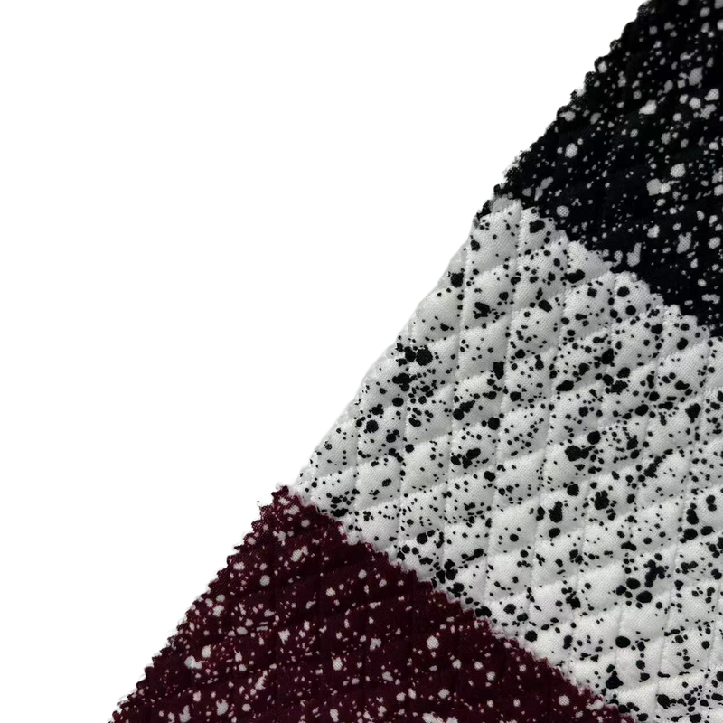 High Quality Polyester Spandex Jacquard Dyed