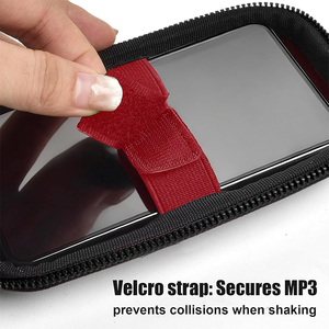 Étui rigide en EVA imperméable et antichoc, logo personnalisé acceptable, sac de protection pour lecteur MP3 MP4 - Product Image 2