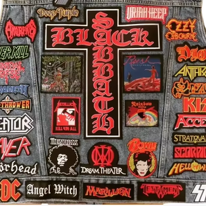 Fascia all'ingrosso ricamata in ferro su toppe tessuto distintivo Custom metallo <span class=keywords><strong>Band</strong></span> patch ricamato <span class=keywords><strong>Rock</strong></span> <span class=keywords><strong>Band</strong></span> per giacca - Product Image 1