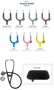 Crianças Set Estetoscópio Presente Pedia Pedaço Dupla Face Estetoscópio Som Anormal - Product Image 2