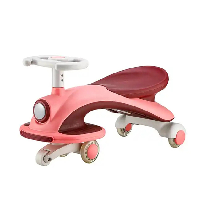 High Quality Kids Sliding Car Baby Swing Car Ride on Twist Car With Lights