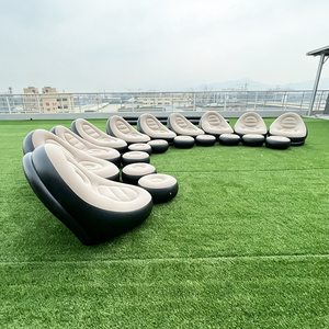 Sillón Inflable Portátil con Reposapiés, Ideal para Exteriores, para Ver Películas, Acampar, Patio y Diversión en el Jardín - Product Image 4