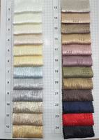 Voile en polyester satiné à rayures écossaises 1012, respirant et durable, pour femme, châle doux au toucher pour usage quotidien