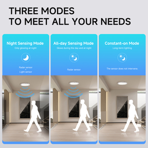 Đèn trần cảm biến chuyển động cơ thể con người, thích hợp cho phòng ngủ, nhà bếp và tủ quần áo. Đèn <span class=keywords><strong>LED</strong></span> cảm biến trong nhà. - Product Image 3