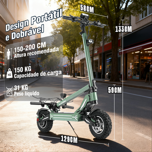 <span class=keywords><strong>Monopattino</strong></span> Elettrico Pieghevole G3pro per Adulti, Doppia Sospensione, Fuoristrada 12 Pollici, Motore 800W, Batteria al Litio 18Ah, Spedizione da Magazzino Brasile - Product Image 6