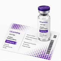 Étiquette de flacon, autocollant pour flacon, pour petits flacons de médicaments pharmaceutiques avec logo personnalisé, impression adhésive imperméable