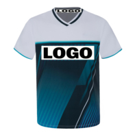 Kaos Bulu Tangkis V-NECK Lengan Pendek yang Bernapas, Kaos Olahraga Pekex. Warna Dapat Disesuaikan Pilihan Logo OEM Unisex Cepat Kering
