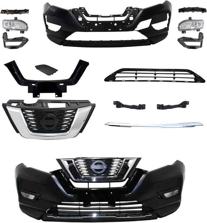 KIT MODANATURE PARAURTI POSTERIORE CROMATE PER RENAULT CAPTUR 2019-2024