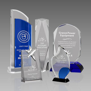 Wholesale Custom Dueling Peaks Crystal Award Custom Engraving Anniversary Souvenir Crystal Award <strong>Trophy</strong> - Product Image 6