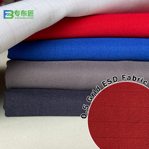 100% полиэстер 0,5 сетчатая саржевая ткань дышащая кислотно-щелочестойкая Антистатическая Рабочая одежда - Product Image 4