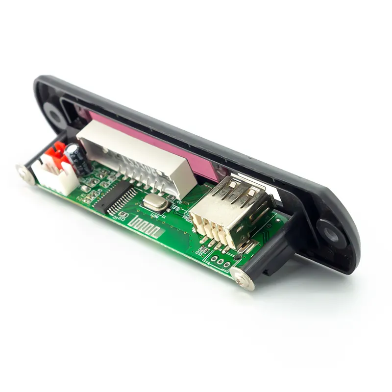 Modul Papan Dekoding BT5.0 12V 50W, Nirkabel, USB, Pemutar Mp3, Slot Kartu TF/FM/Remote