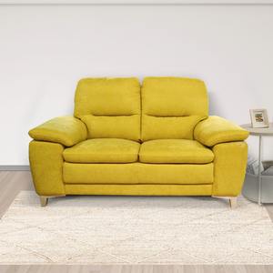 โซฟา 2 ที่นั่ง รุ่น MOD บอสตัน ทำจากผ้าสีเหลือง - Product Image 1