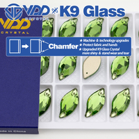 VDD Vente en gros de strass en cristal K9 de qualité supérieure à coudre, pierres plates à coudre pour vêtements, bricolage, robes de mariée
