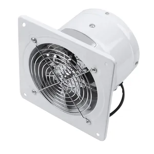 Ventilador de escape para cozinha, 4 6 8 10 12 polegadas, alta velocidade, industrial, tubo de ferro, montagem na parede, banheiro, cozinha