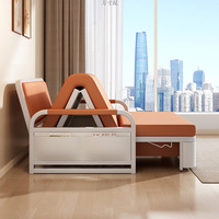 Sofá Cama Plegable de Doble Función, Nuevo Diseño, Ahorro de Espacio para Sala de Estar o Balcón, Sofá Cama Extensible Multiusos