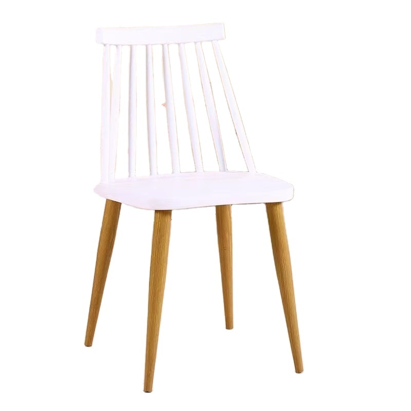 High Back Plastic Dining Chair Colorful