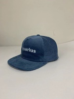 5-delige outdoor sportieve groothandel of op maat gemaakte tropische corduroy 3D geborduurde snapback pet