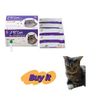 고양이 백혈병 진단 테스트 제조업체 FIV/FELV/HW 빠른 검사 심장사상충 애완동물 관리 검사 - Product Image 3