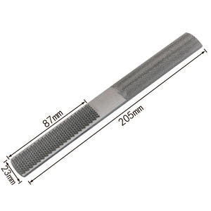 Ensemble de limes à bois 4 en 1 pour le bricolage : lime plate en acajou, lime demi-ronde en bois, lime plate en acier, outils de façonnage en acier demi-ronde - Product Image 3