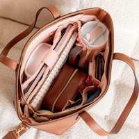 Produsen Grosir Tas Laptop Kulit Tahan Air Berkualitas Mewah, Kapasitas Besar, Bordir, untuk Wanita, Merek Pribadi